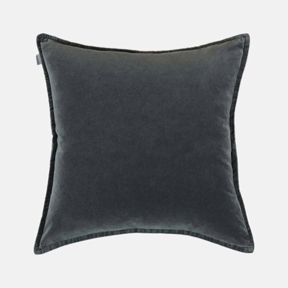 Biggie Best Deep Navy Velvet Cushion Aberford Interiors